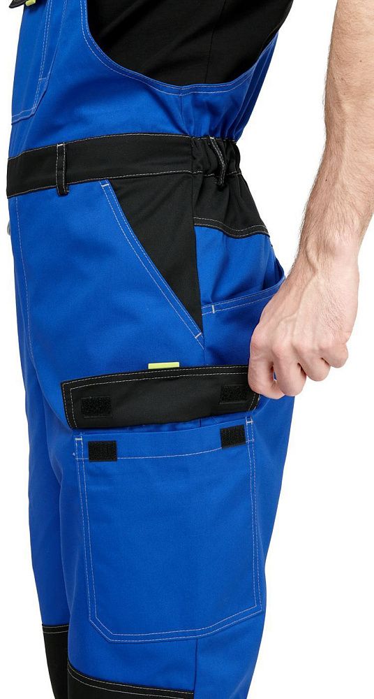 Костюм мужской рабочий летний Гудзон NEW с пк василек-черный